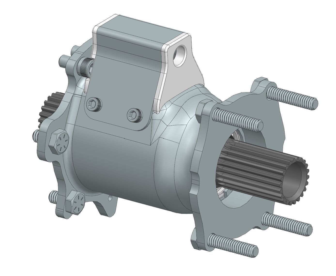 SR26 4WD Actuation Dog Clutch
