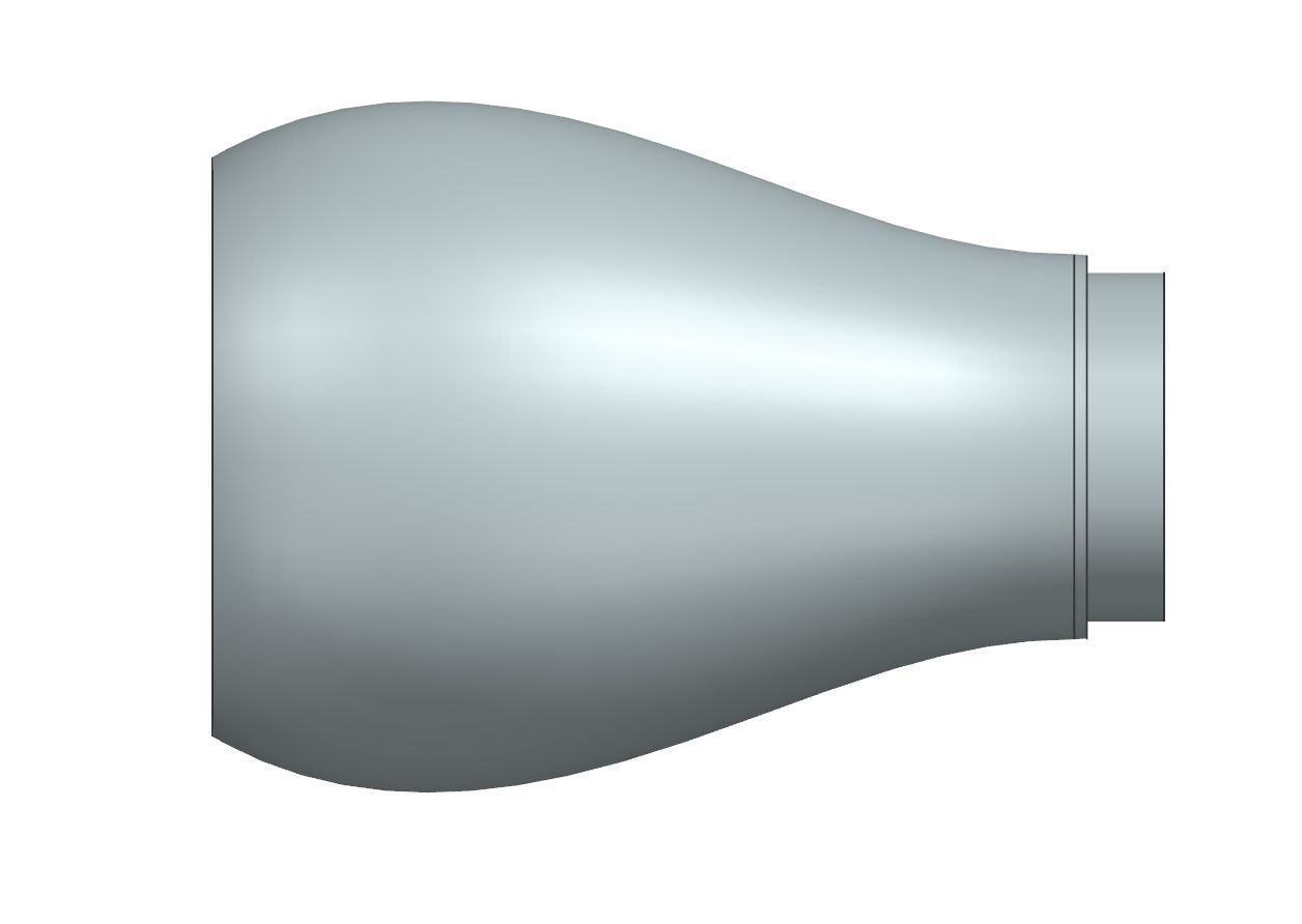 The outer profile of the yoke